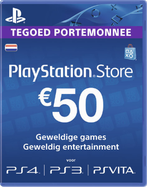 50 Euro PSN tegoed&nbsp;